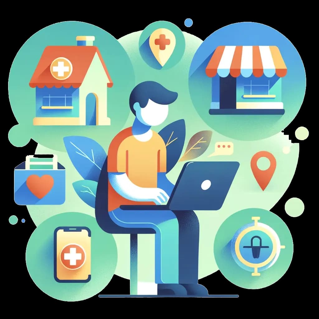 Illustration highlighting a calendar with scheduled health inspections